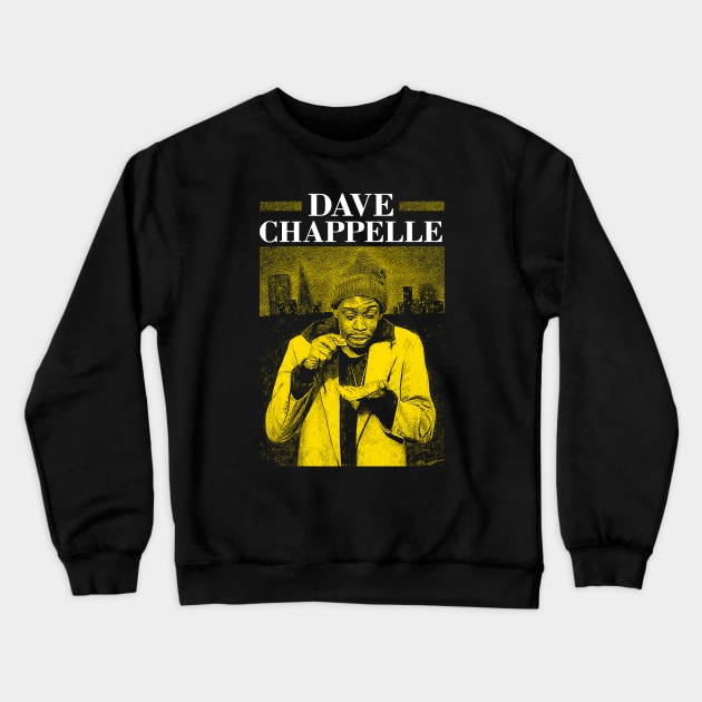 Dave Chappelle Crewneck Sweatshirt by Noisyloud